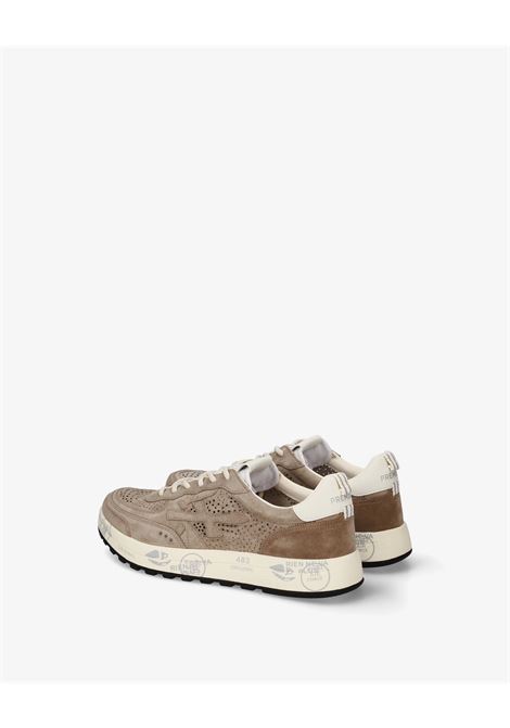 Sneakers Premiata Nous 8288 in suede traforato beige PREMIATA | Scarpe | NOUS VAR8288